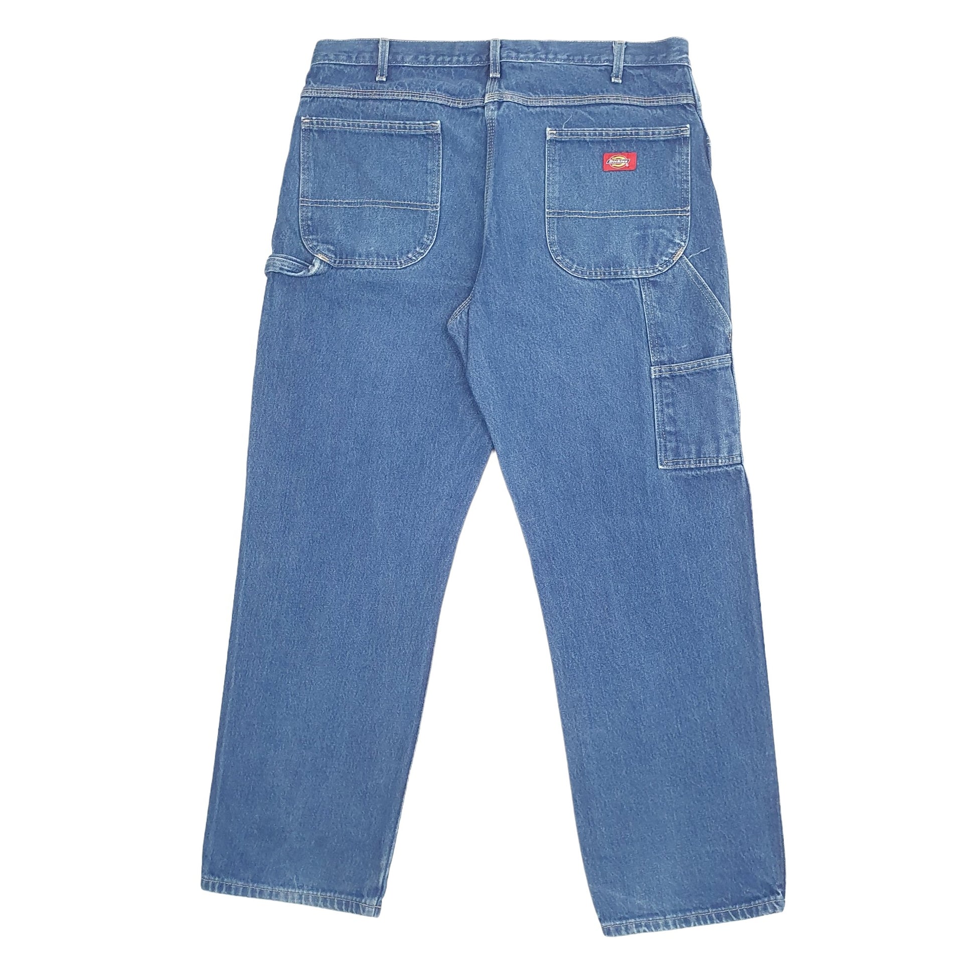 Mens Blue Dickies  Carpenter Trousers