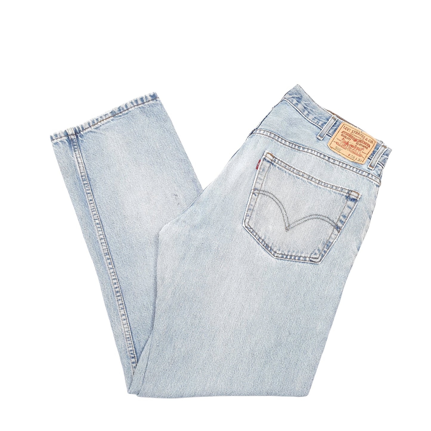 Mens Blue Levis  505 JeansW38 L32
