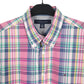 Tommy Hilfiger Long Sleeve Regular Fit Check Shirt Pink