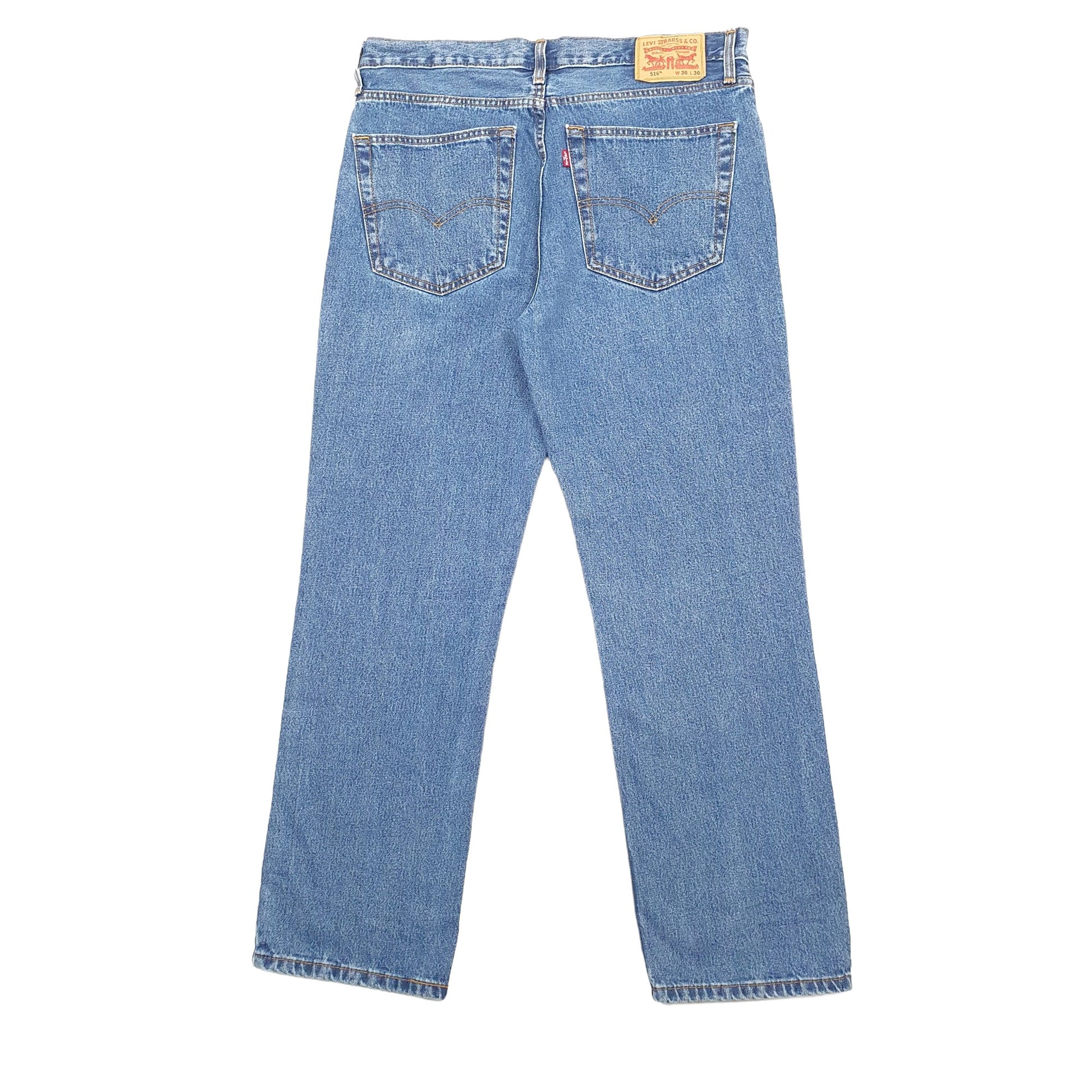 Levis 516 Straight Fit Jeans W36 L30 Blue
