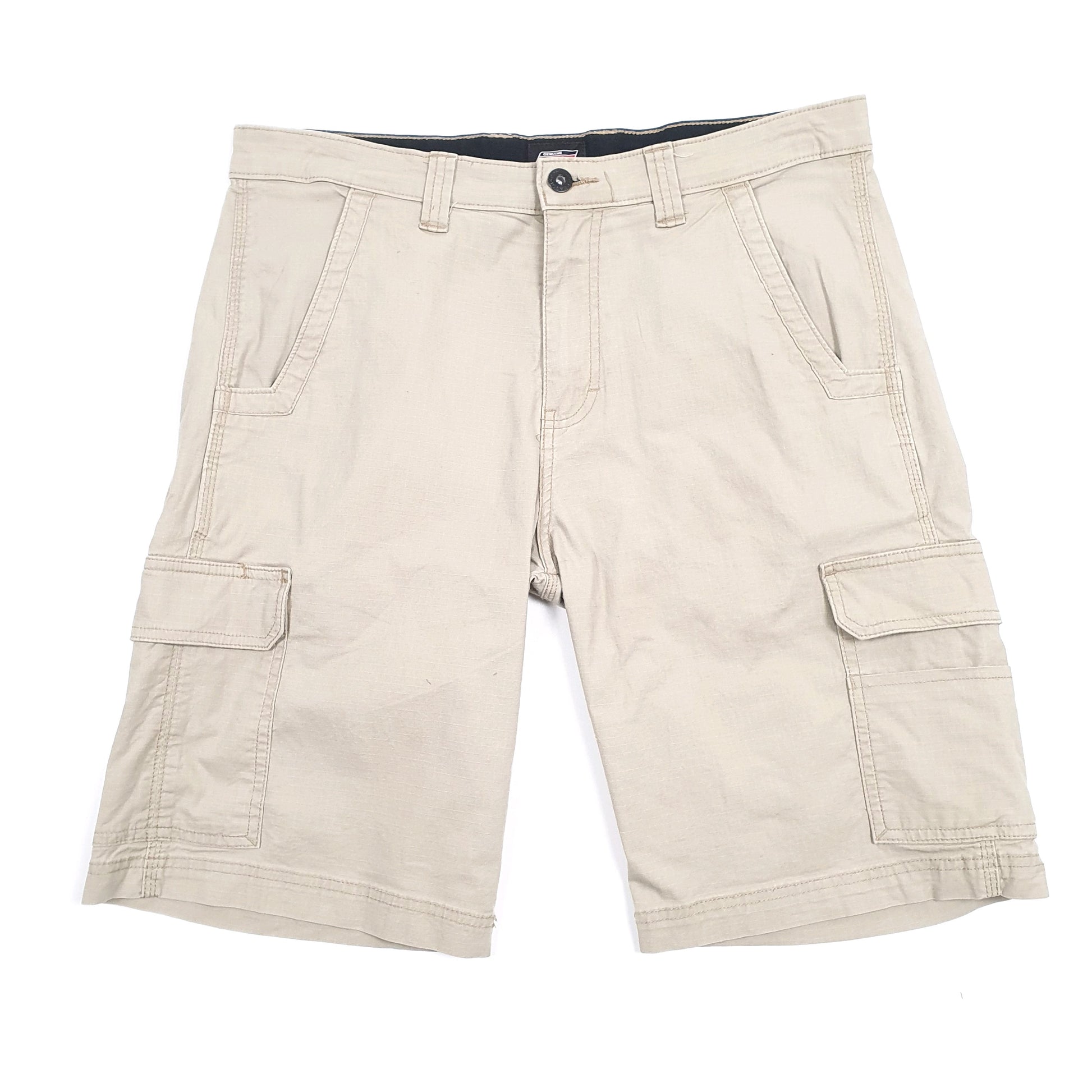 Dickies Beige Cargo Workwear Shorts W34 Beige