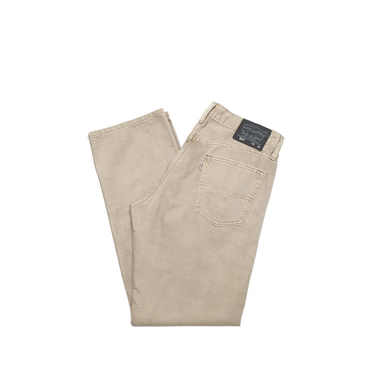 Levis 514 Straight Fit Jeans W33 L30 Beige