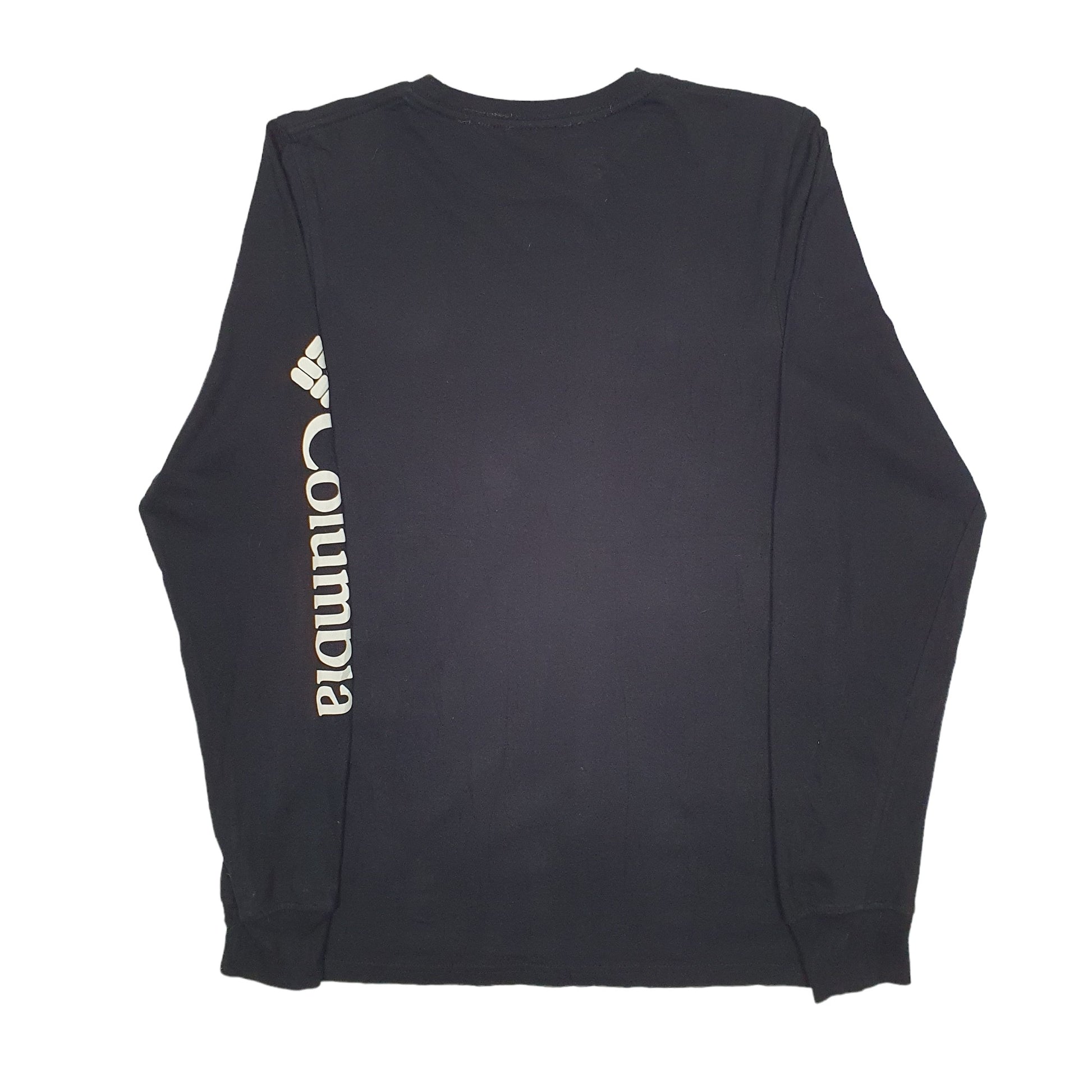 Mens Black Columbia Sportswear  Long Sleeve T Shirt