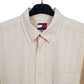Mens Cream Tommy Hilfiger  Long Sleeve Shirt