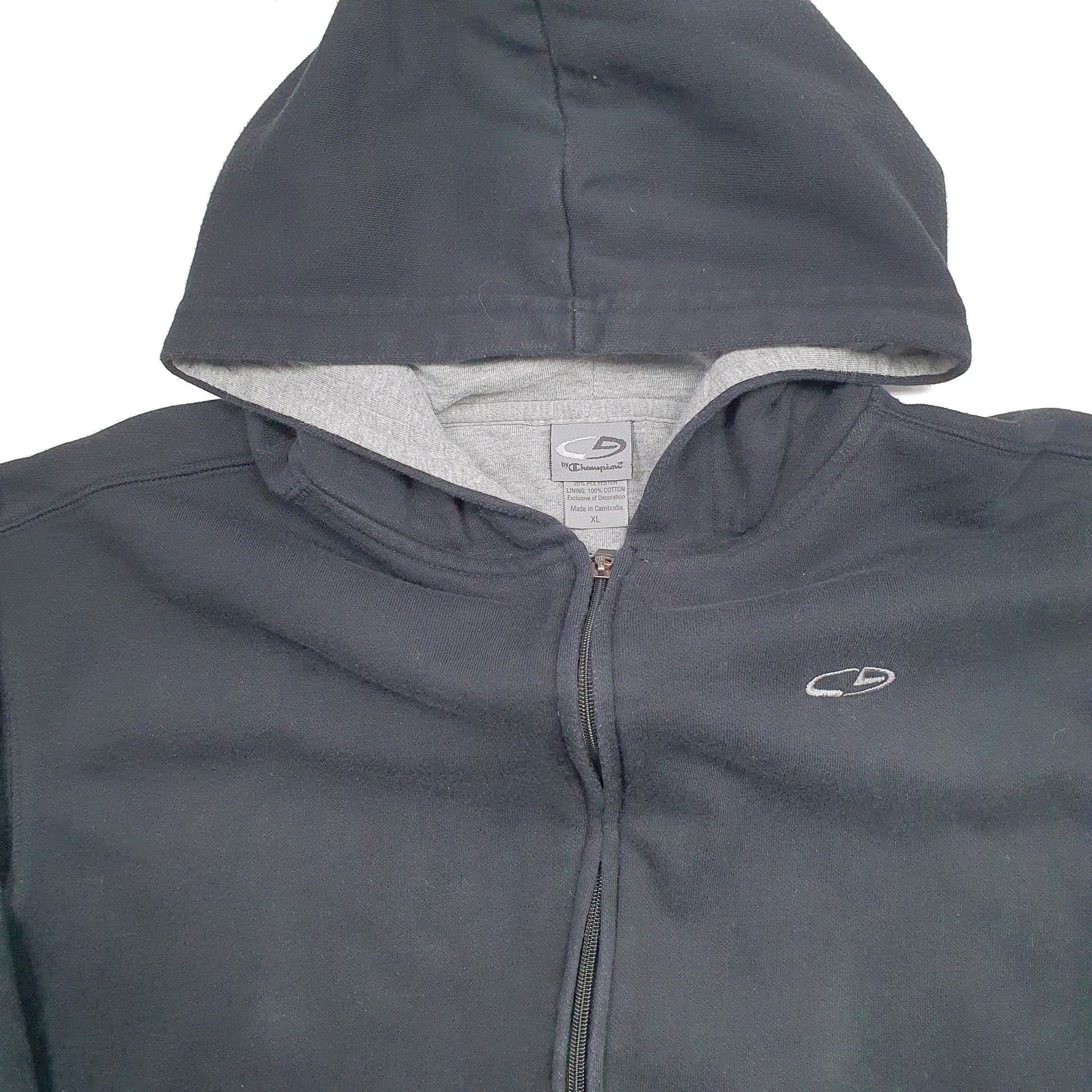 Mens Black Champion  Hoodie Jumper