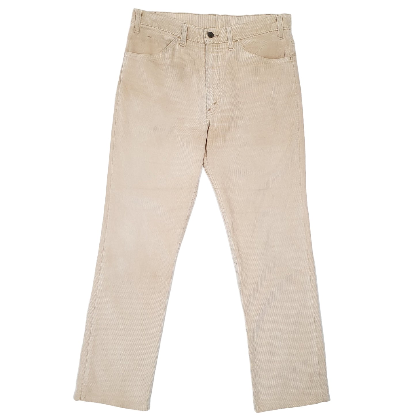 Mens Beige Levis  Corduroy Trousers