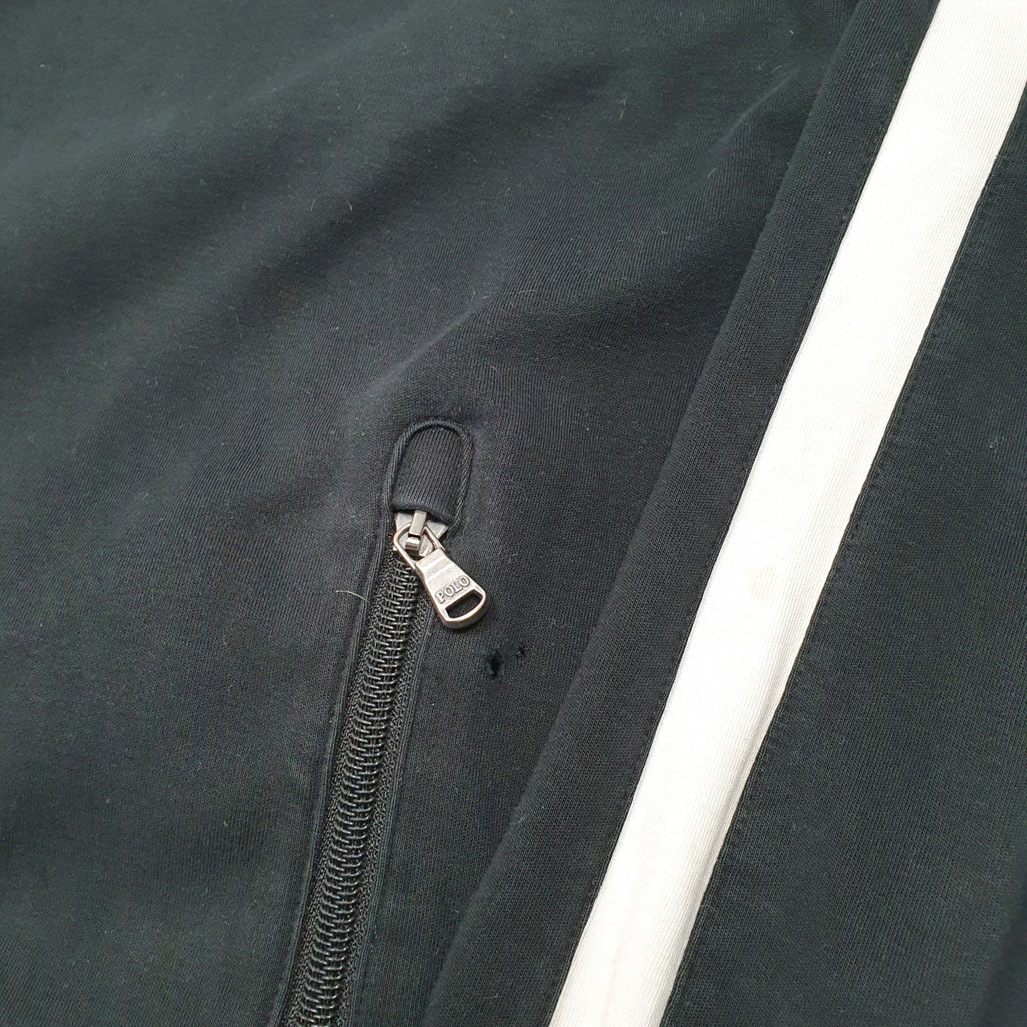 Mens Black Polo Ralph Lauren Track Top Performance Full Zip Jumper