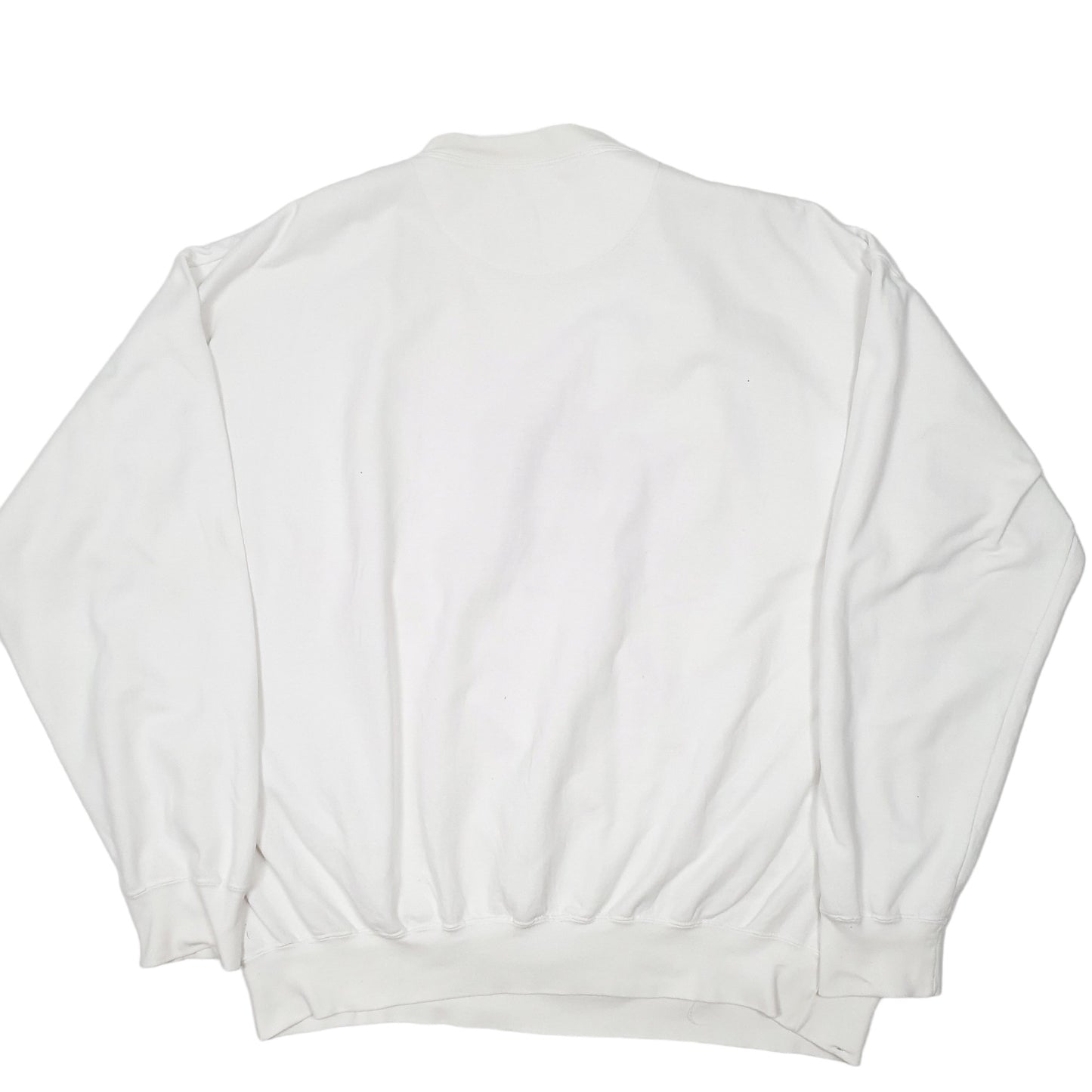 Mens White Chaps Ralph Lauren Sweatshirt Tall Crewneck Jumper