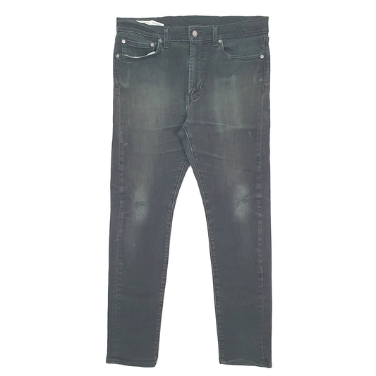 Levis 510 Skinny Fit Modern Big E Jeans W34 L30 Black