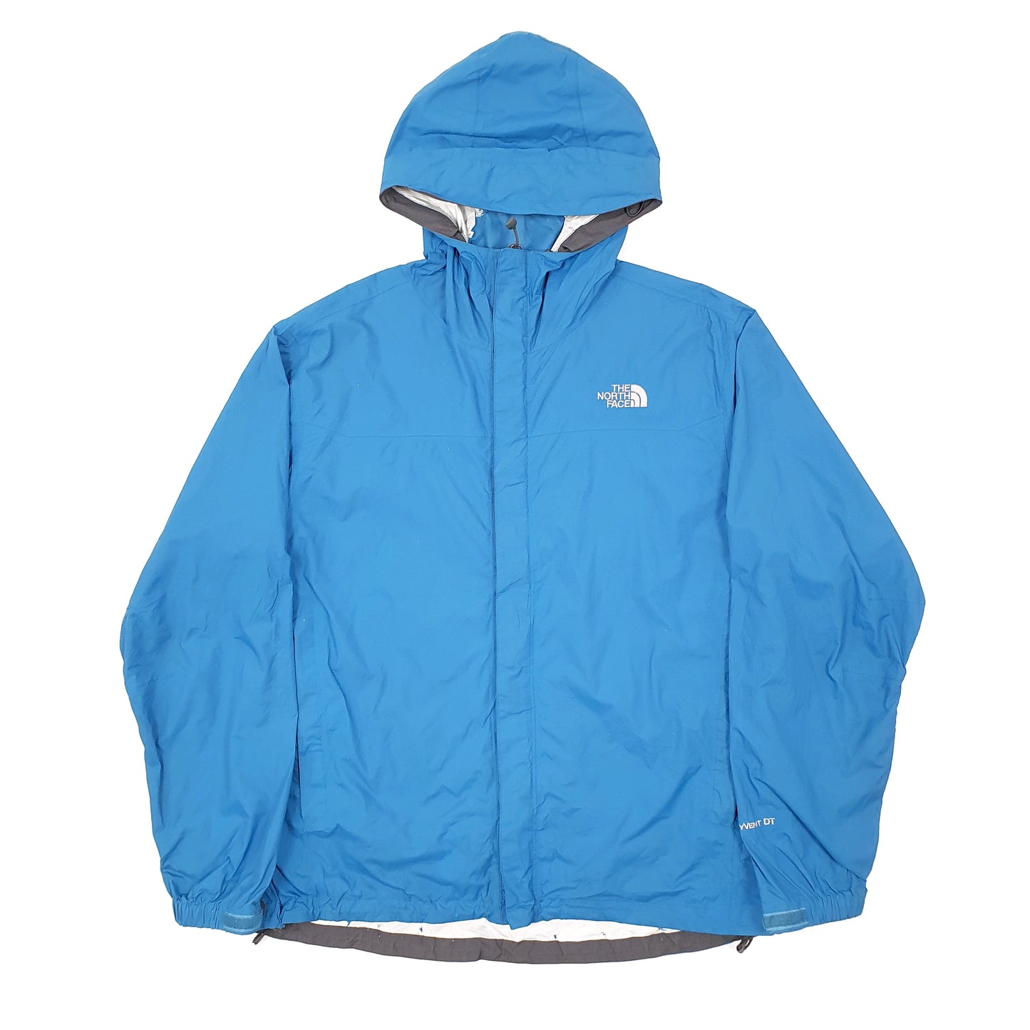 Mens Blue The North Face Venture Hyvent Rain Coat Coat