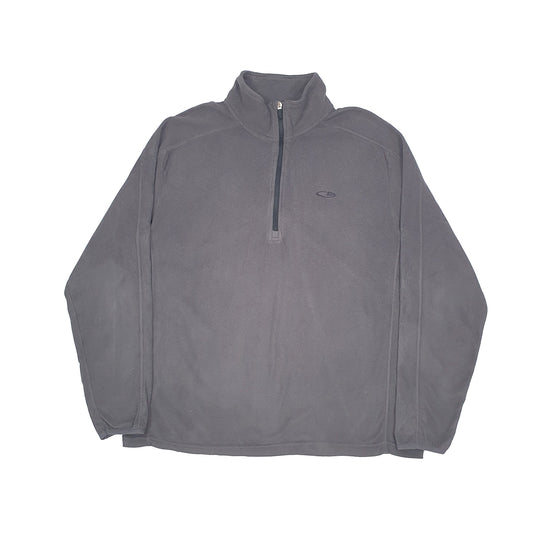 Champion Quarter Zip Fleece L Grey