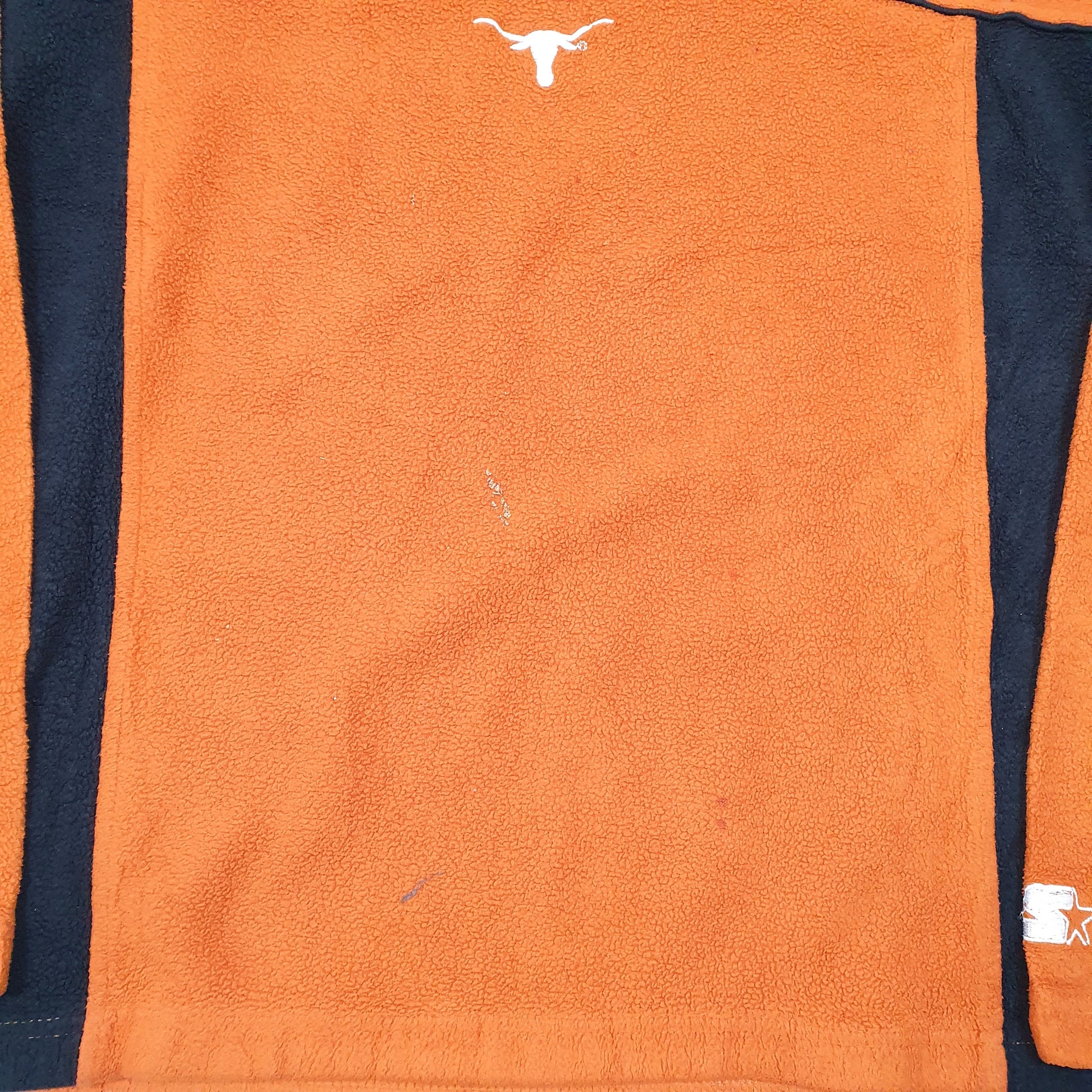 Mens Orange Starter Texas Longhorns Athletics Football Sweater Crewneck Jumper