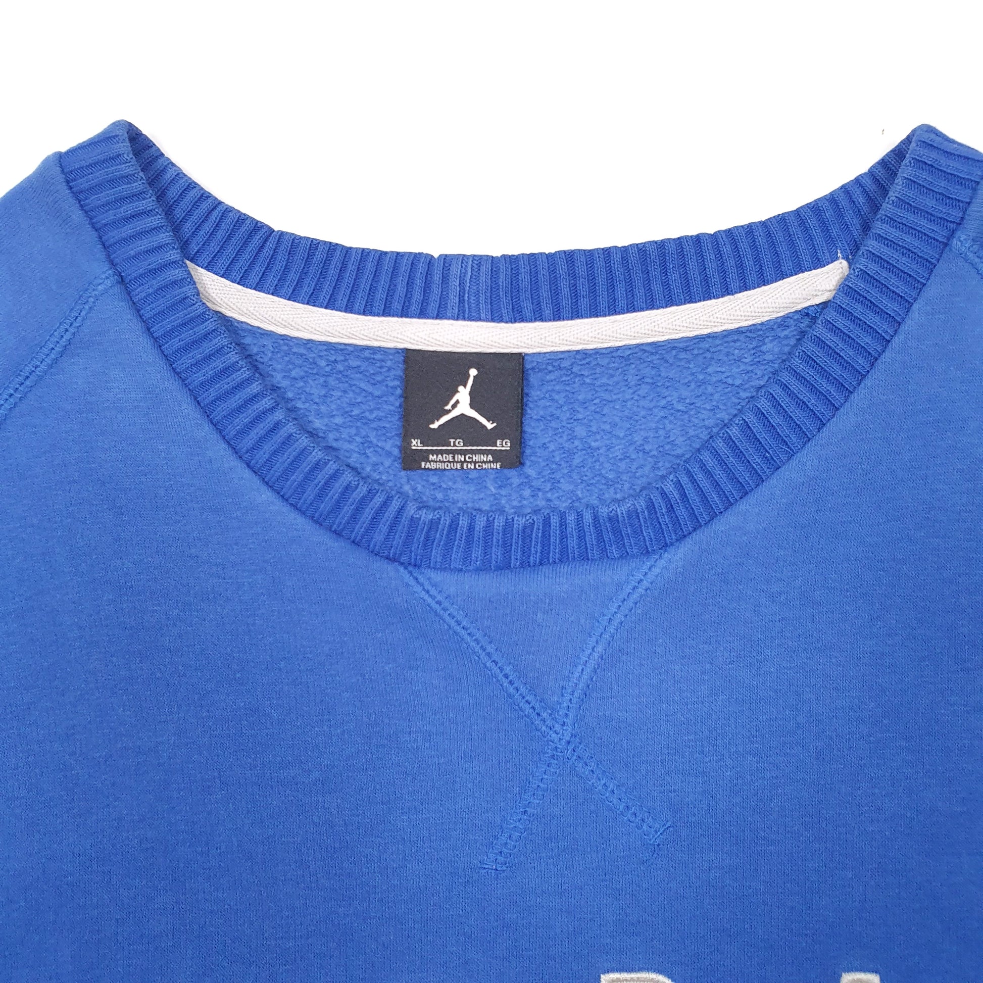 Mens Blue Nike Air Jordan Crewneck Jumper