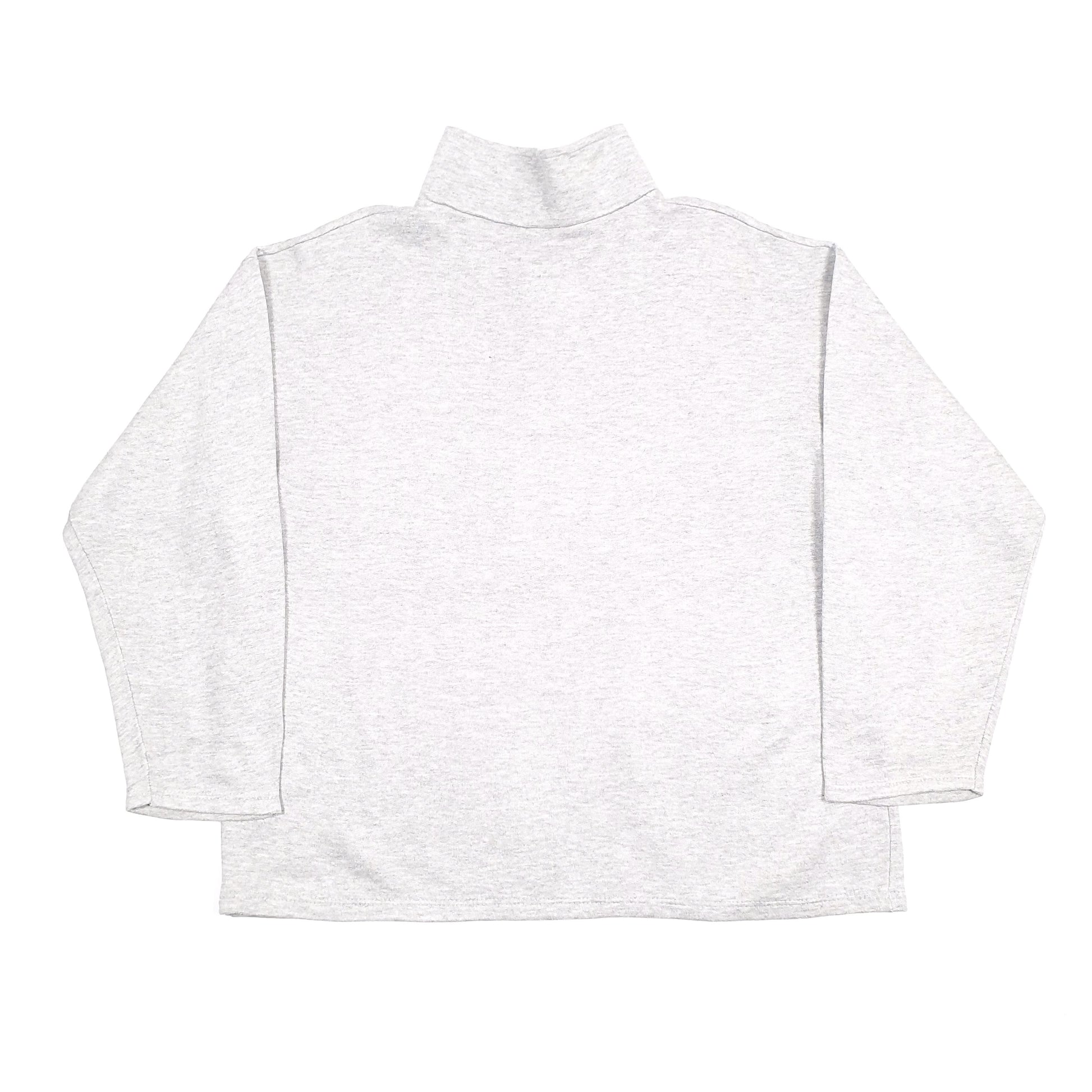 Champion Spellout Quarter Zip L Grey