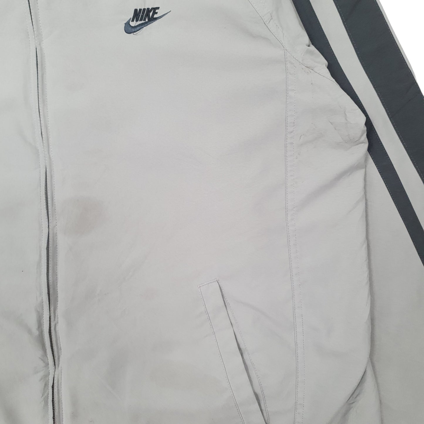 Mens Grey Nike Vintage 2000s Windrunner  Coat