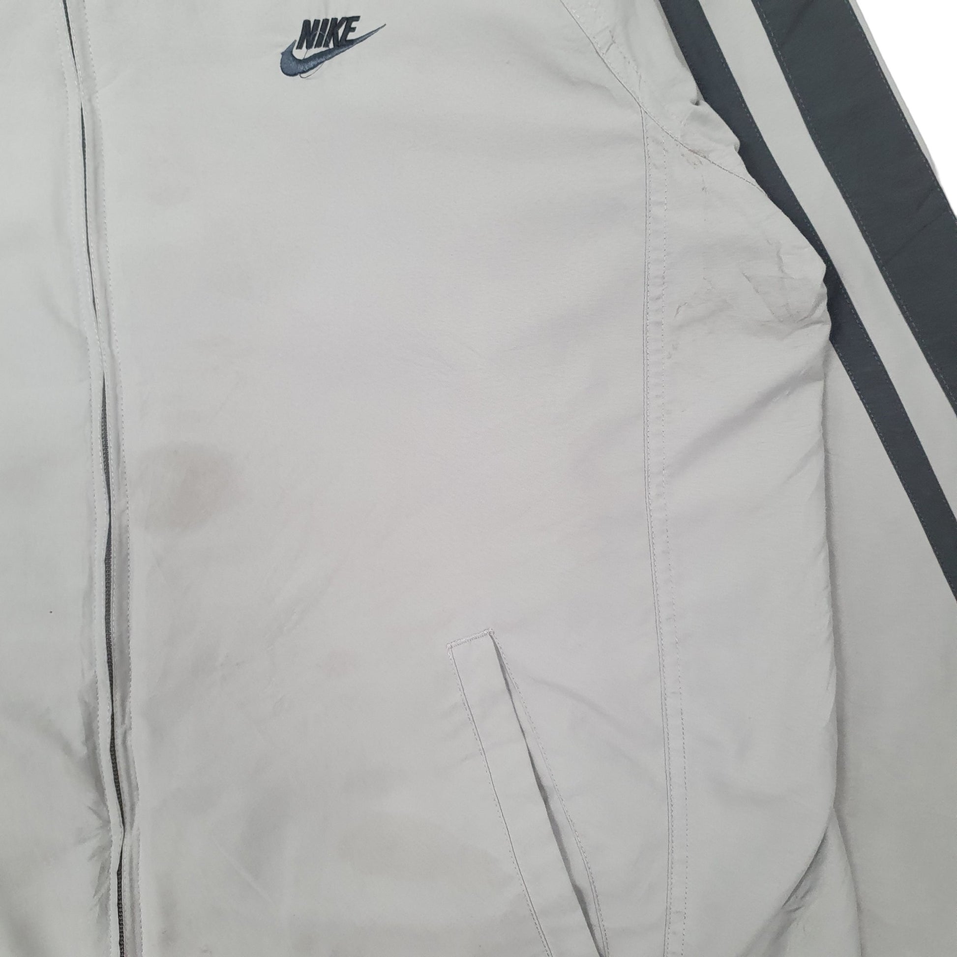 Mens Grey Nike Vintage 2000s Windrunner  Coat