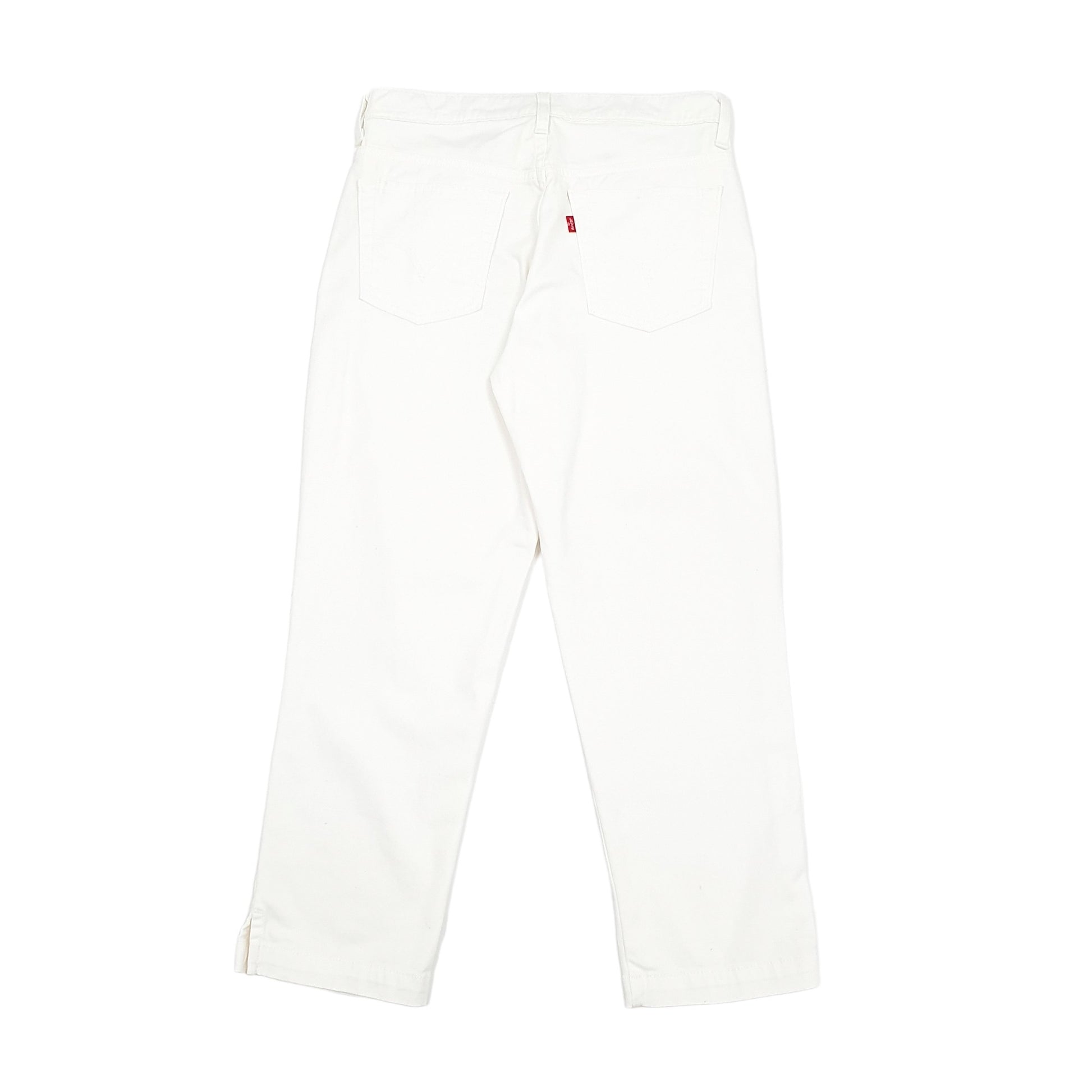 Levis Straight Straight Fit Jeans UK6 White