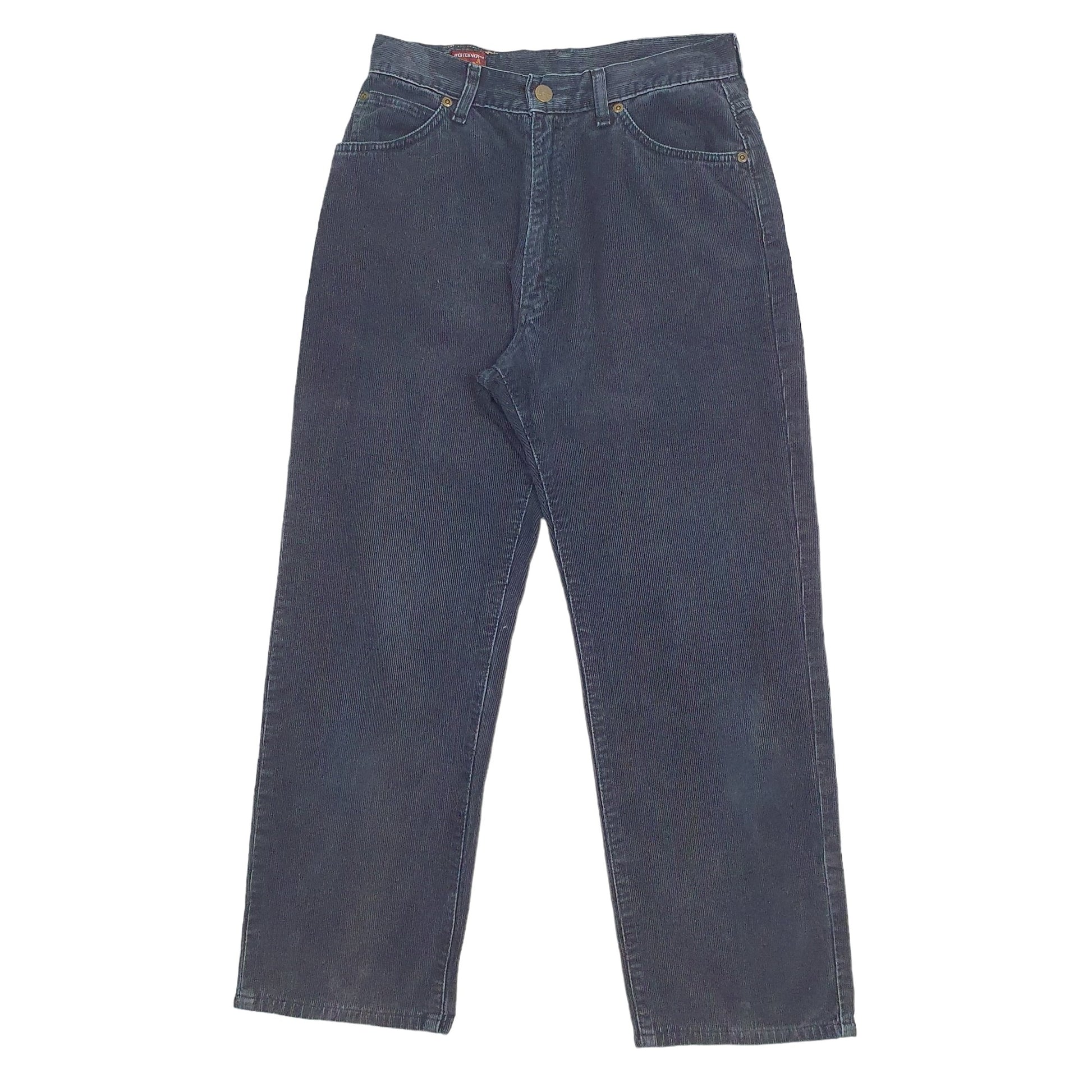 Womens Blue Lee Westerner Corduroy Trousers