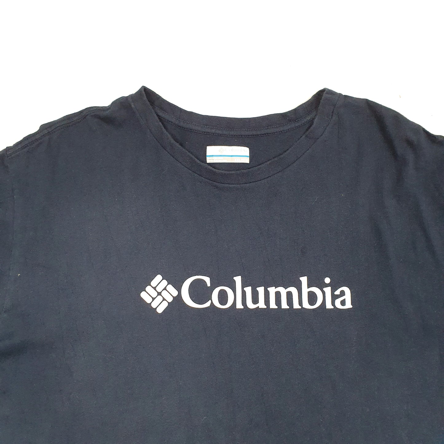 Mens Navy Columbia Sportswear  Short Sleeve T Shirt