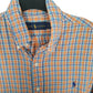 Ralph Lauren Long Sleeve Regular Fit Check Shirt Orange