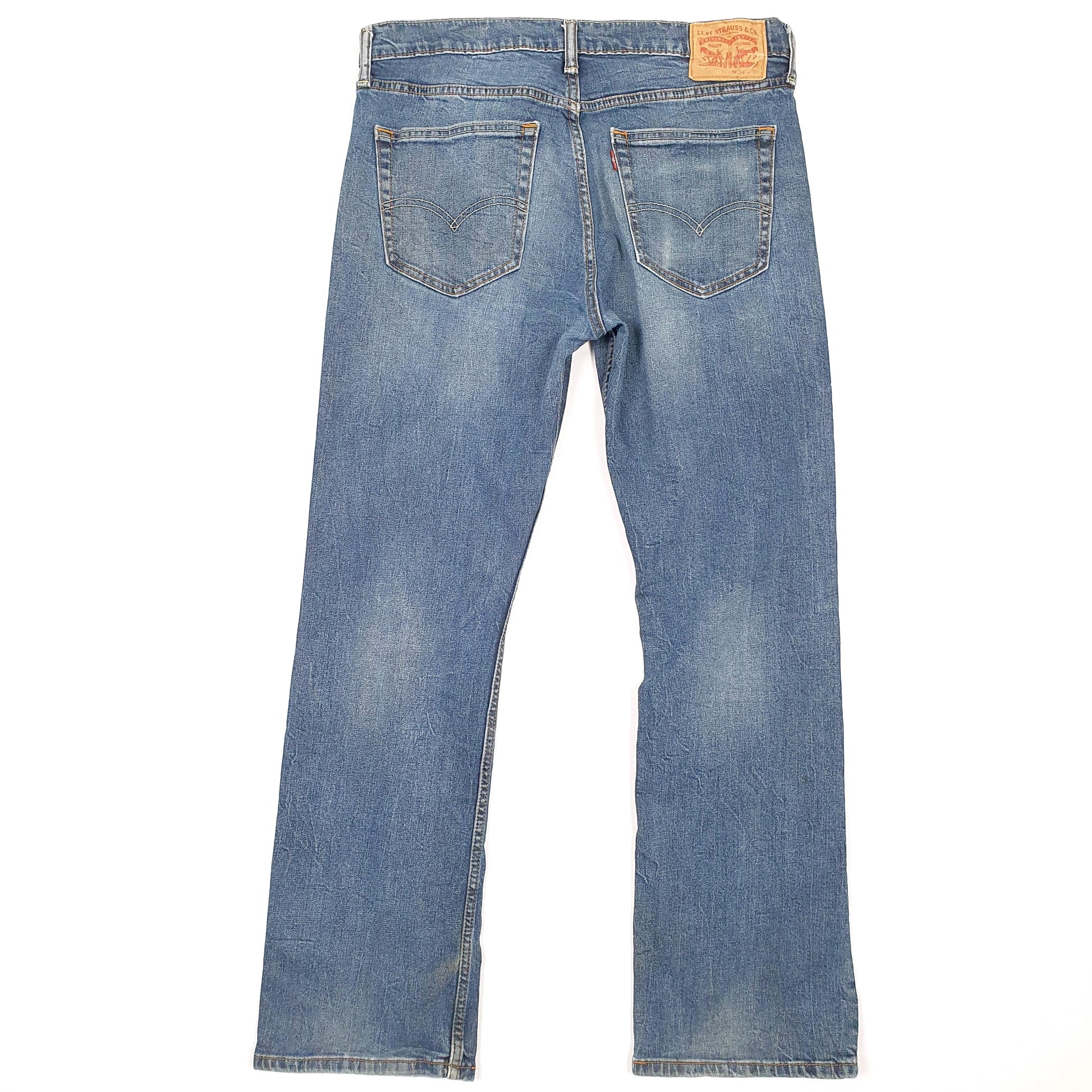 Levis 527 Bootcut Fit Jeans W34 L29 Blue