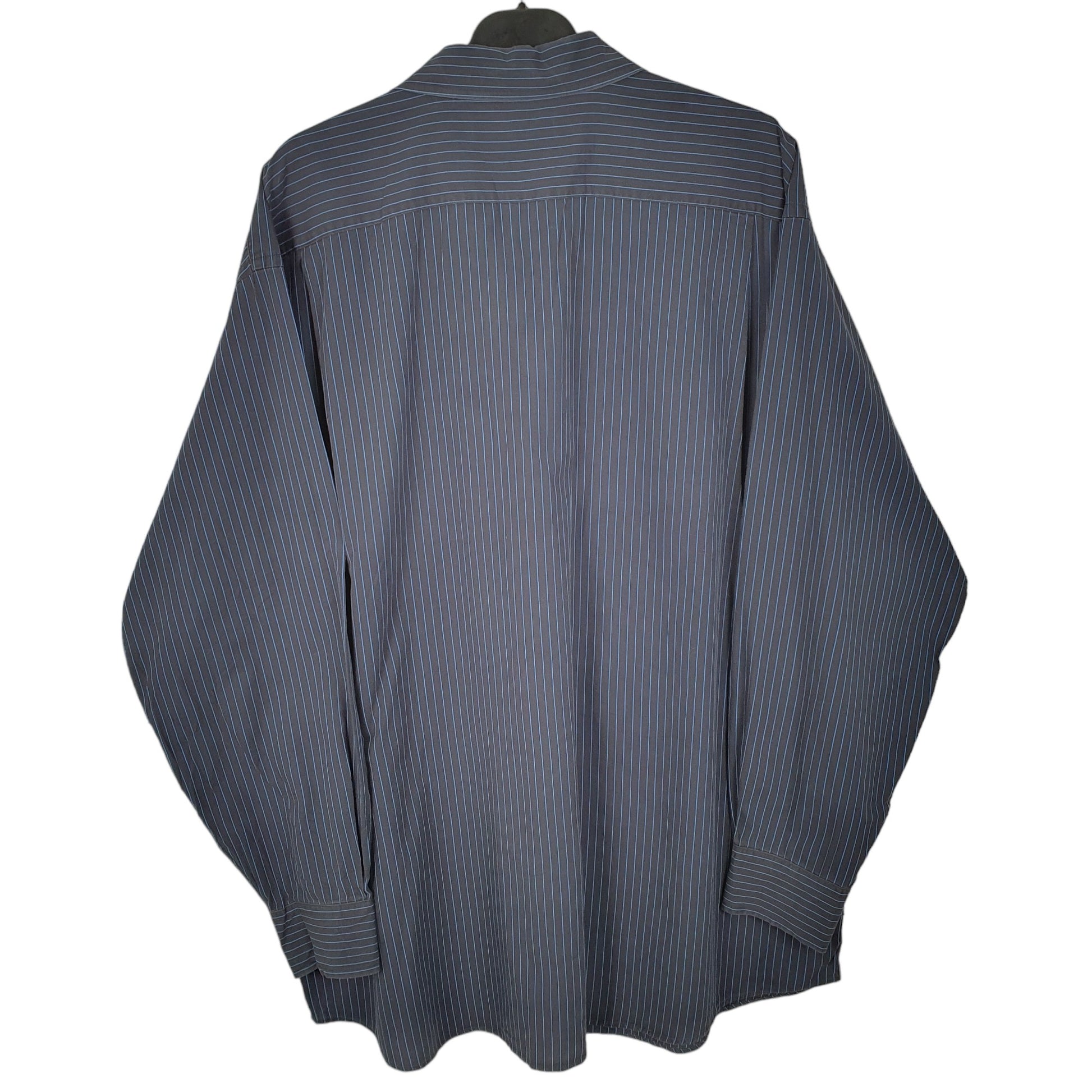 Tommy Hilfiger Long Sleeve Regular Fit Striped Shirt Navy