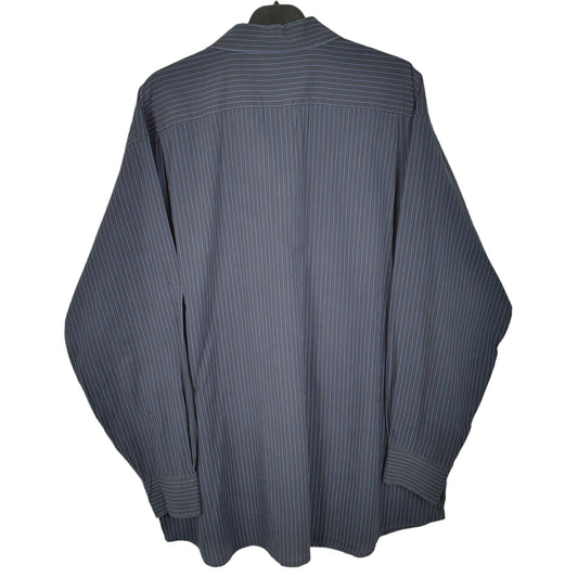 Tommy Hilfiger Long Sleeve Regular Fit Striped Shirt Navy