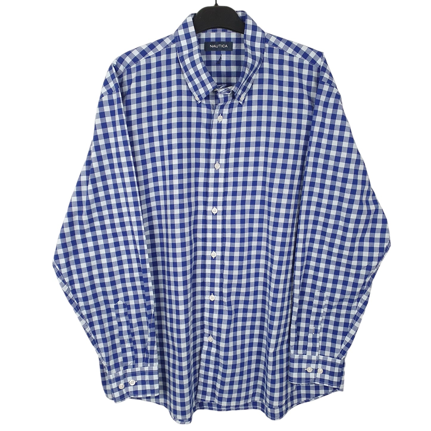 Mens Blue Nautica  Long Sleeve Shirt