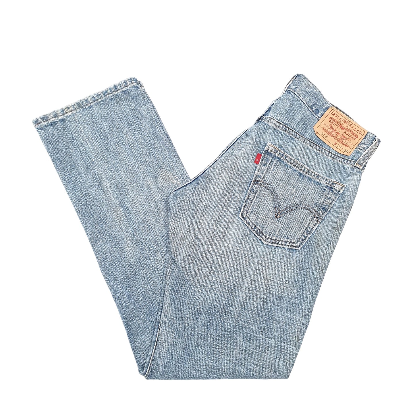 Mens Blue Levis Slim 514 JeansW29 L30