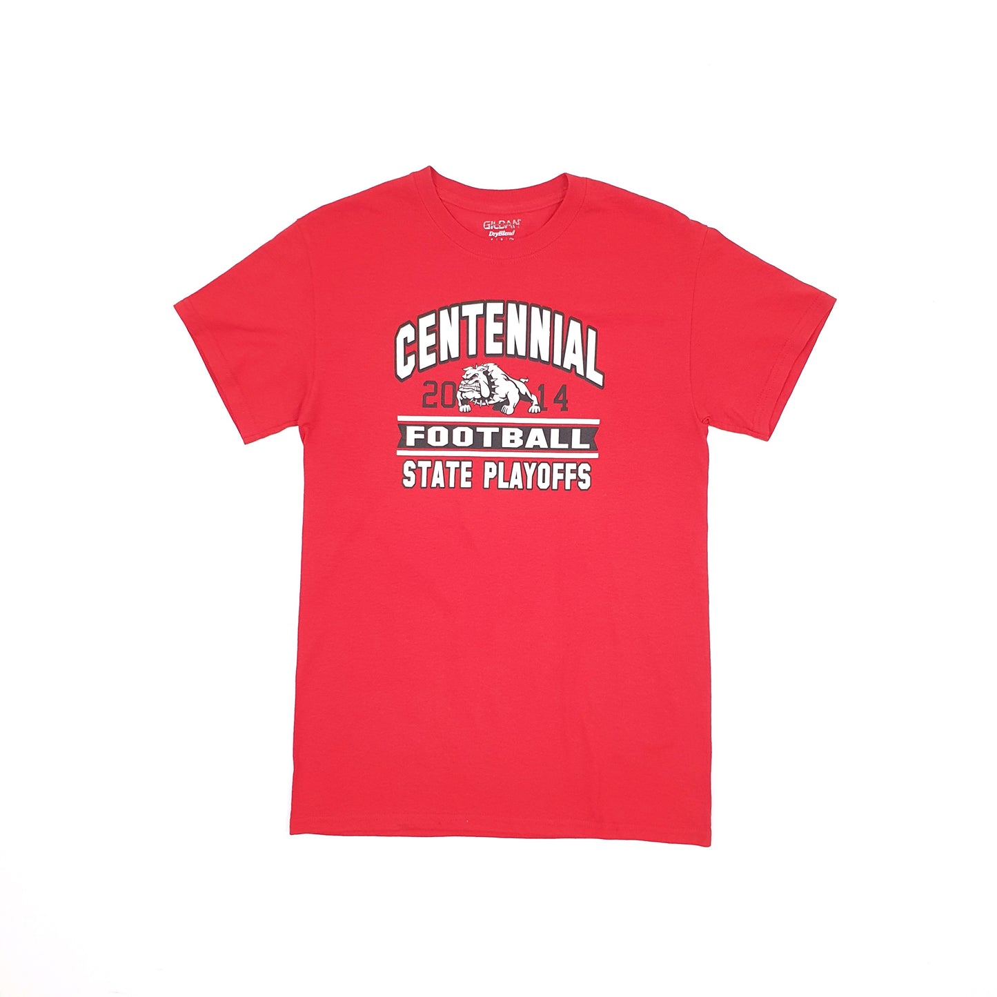 Gildan USA Football Playoff Short Sleeve T Shirt Red