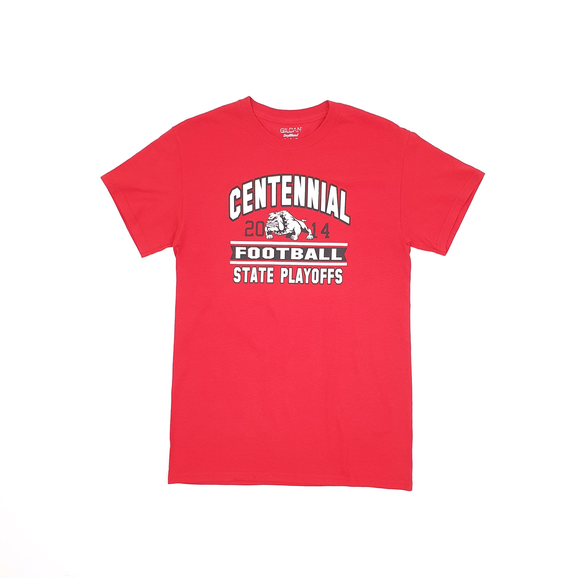 Gildan USA Football Playoff Short Sleeve T Shirt Red