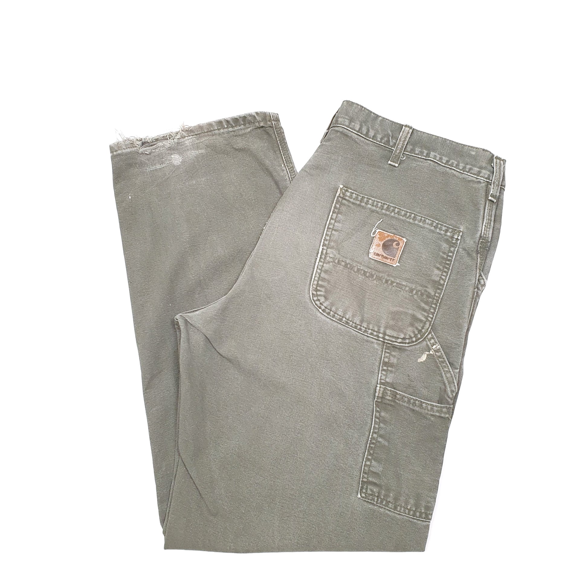 Mens Khaki Carhartt  Carpenter Trousers