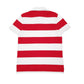 Mens Red Tommy Hilfiger Striped Short Sleeve Polo Shirt