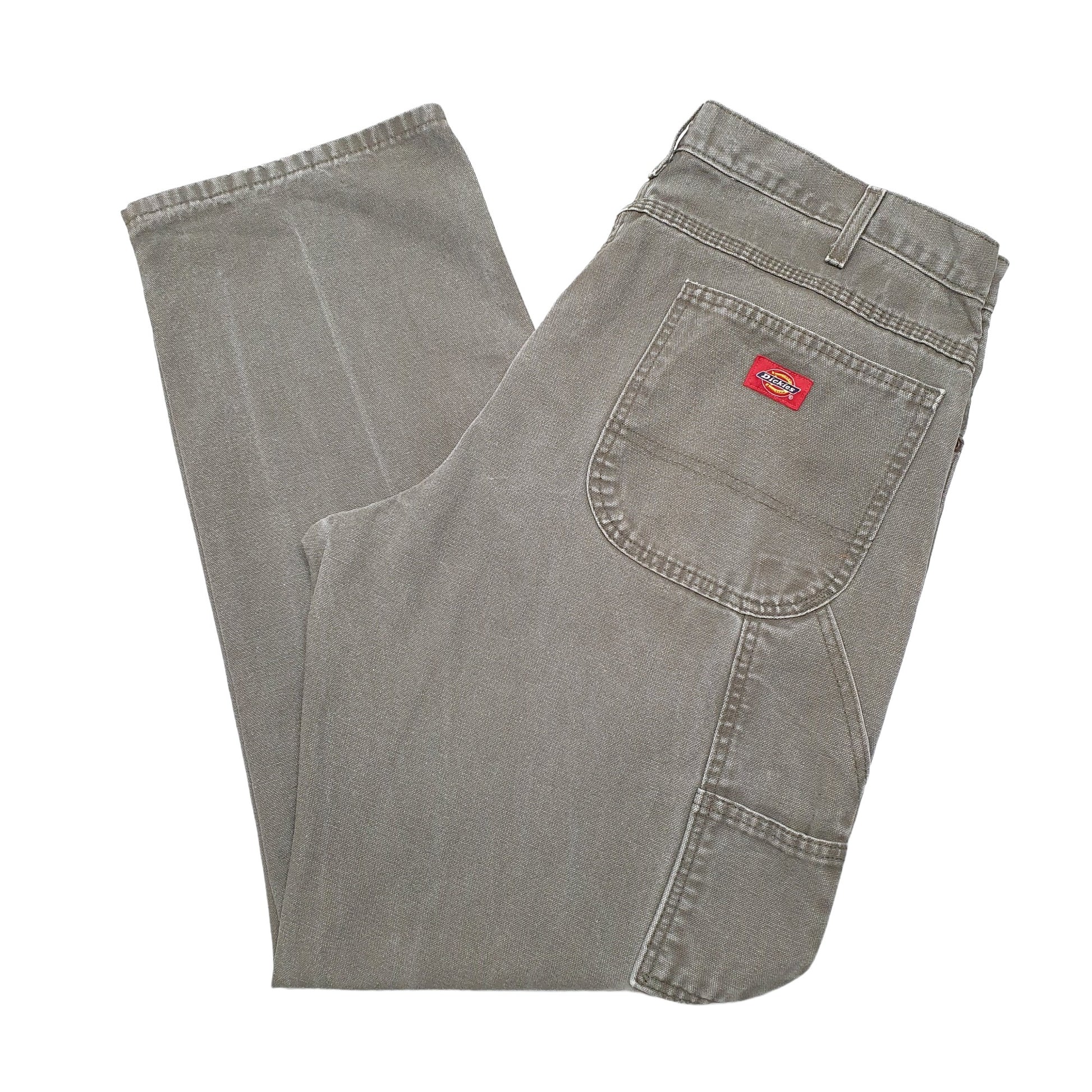 Mens Khaki Dickies  Carpenter Trousers