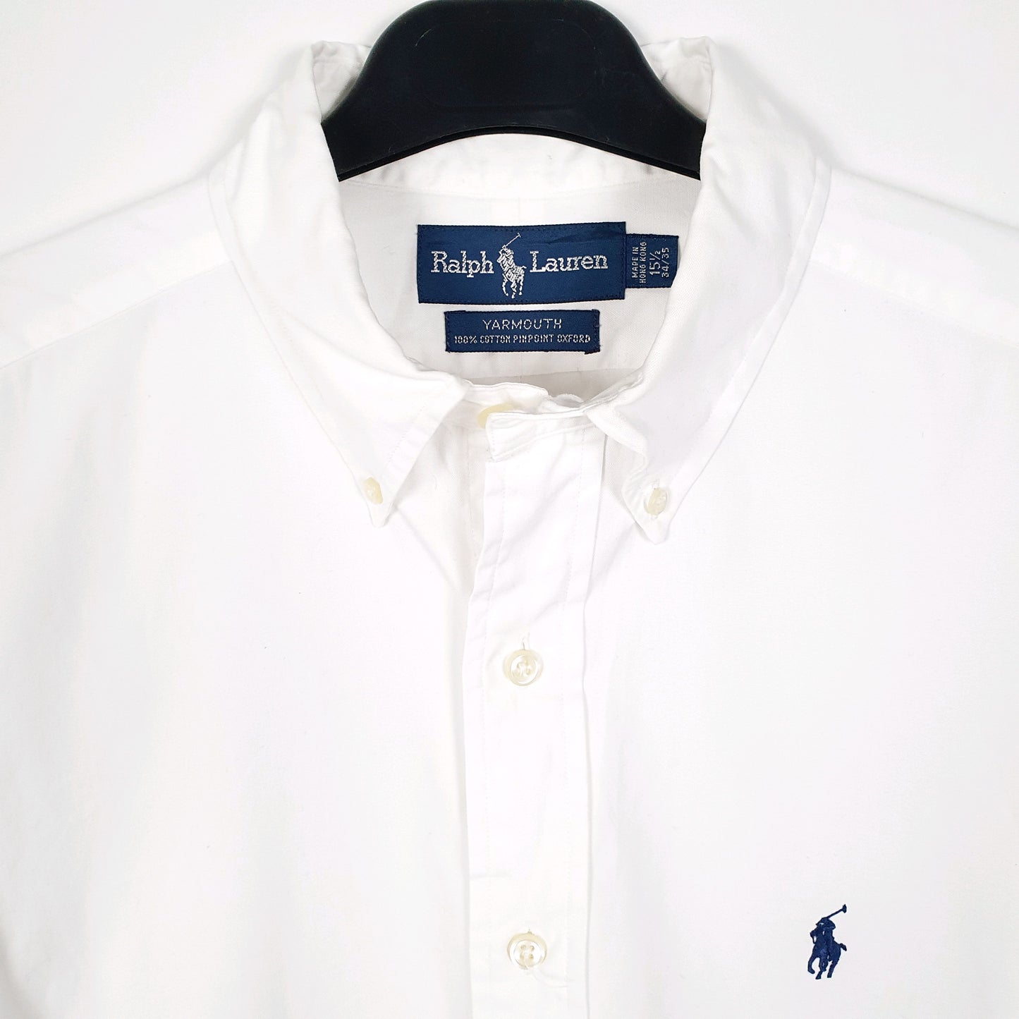 Ralph Lauren Long Sleeve Yarmouth Fit Shirt White
