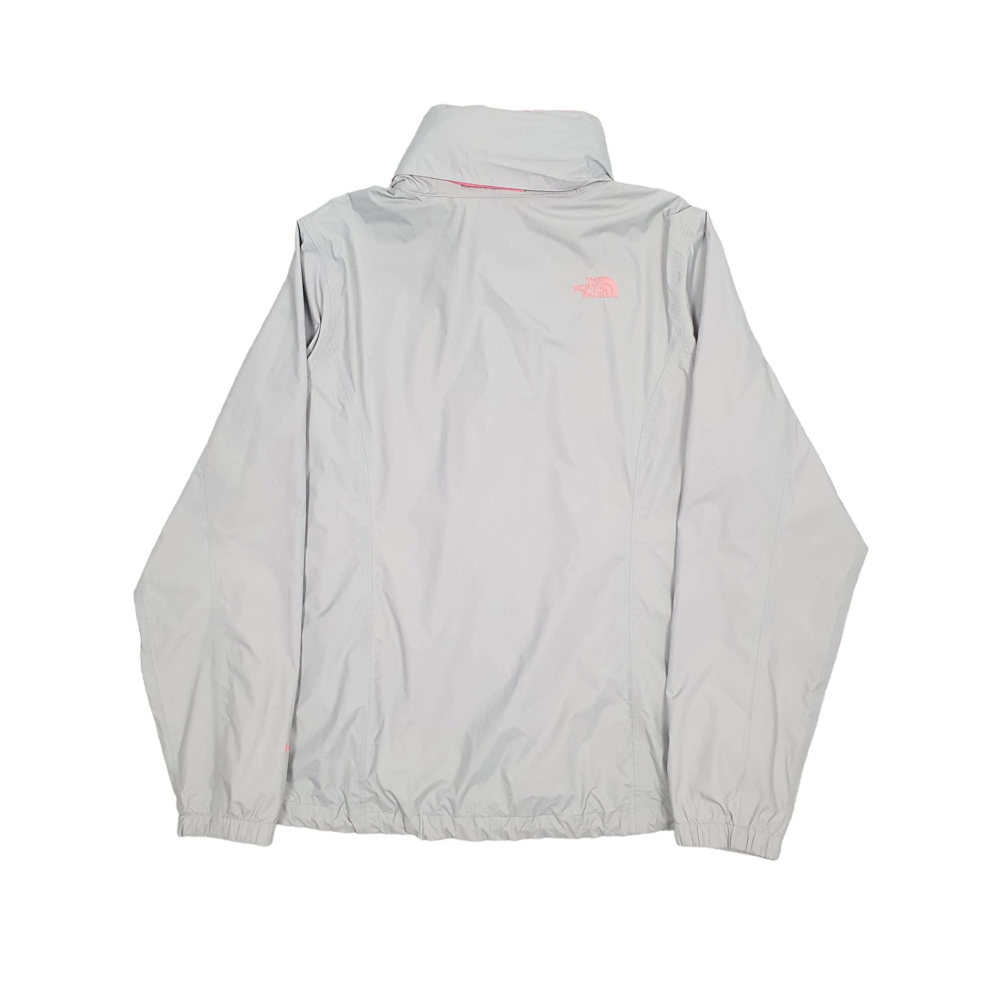 Womens Grey The North Face Hyvent Hooded Rain Coat Coat