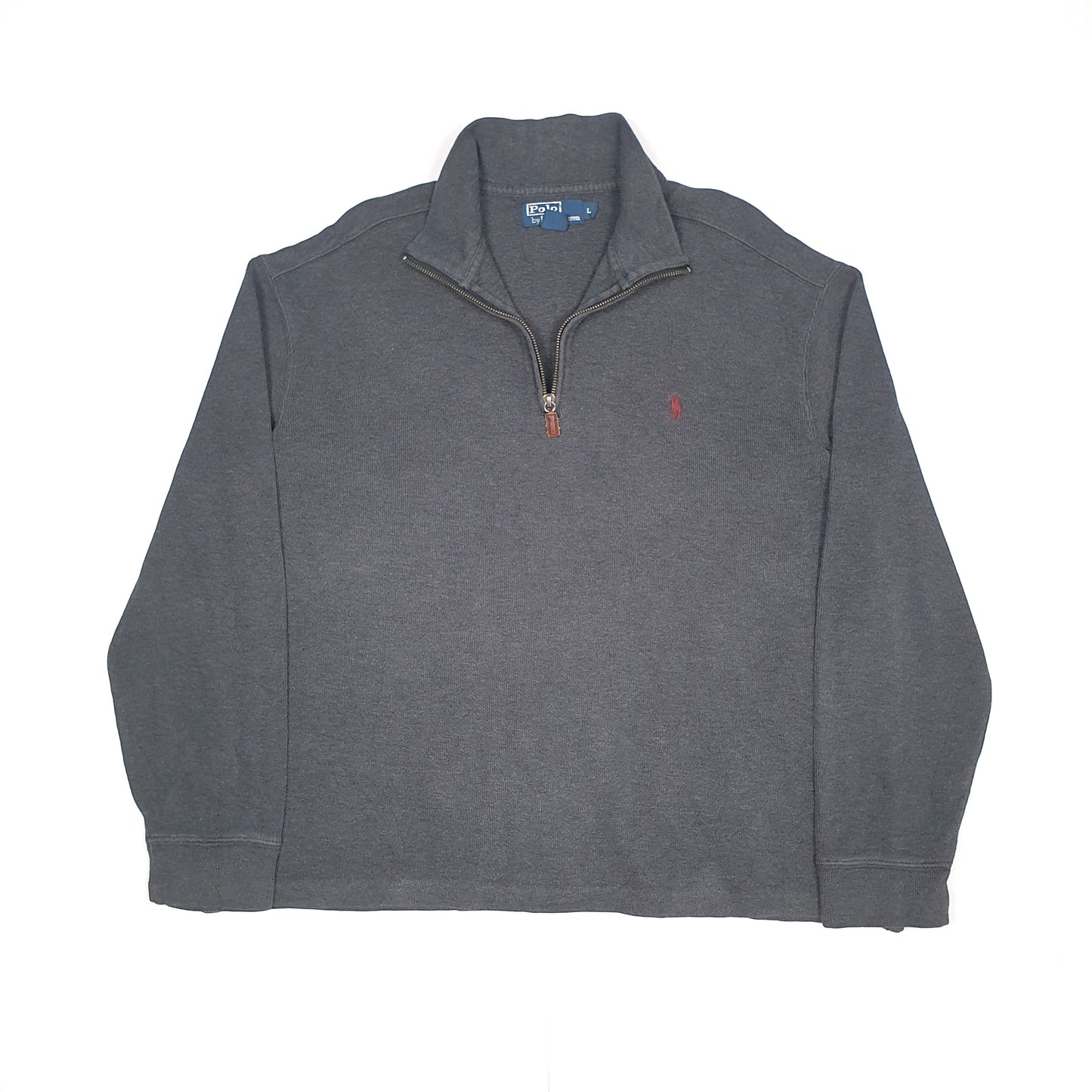 Grey Polo Ralph Lauren Quarter Zip Jumper