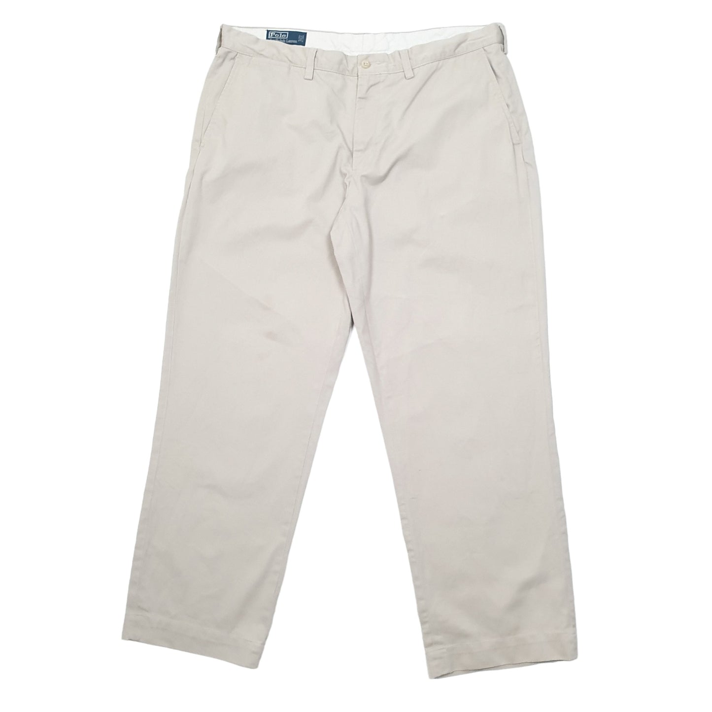 Mens Polo Ralph Lauren Cream Chino Trousers W38 L30 Cream