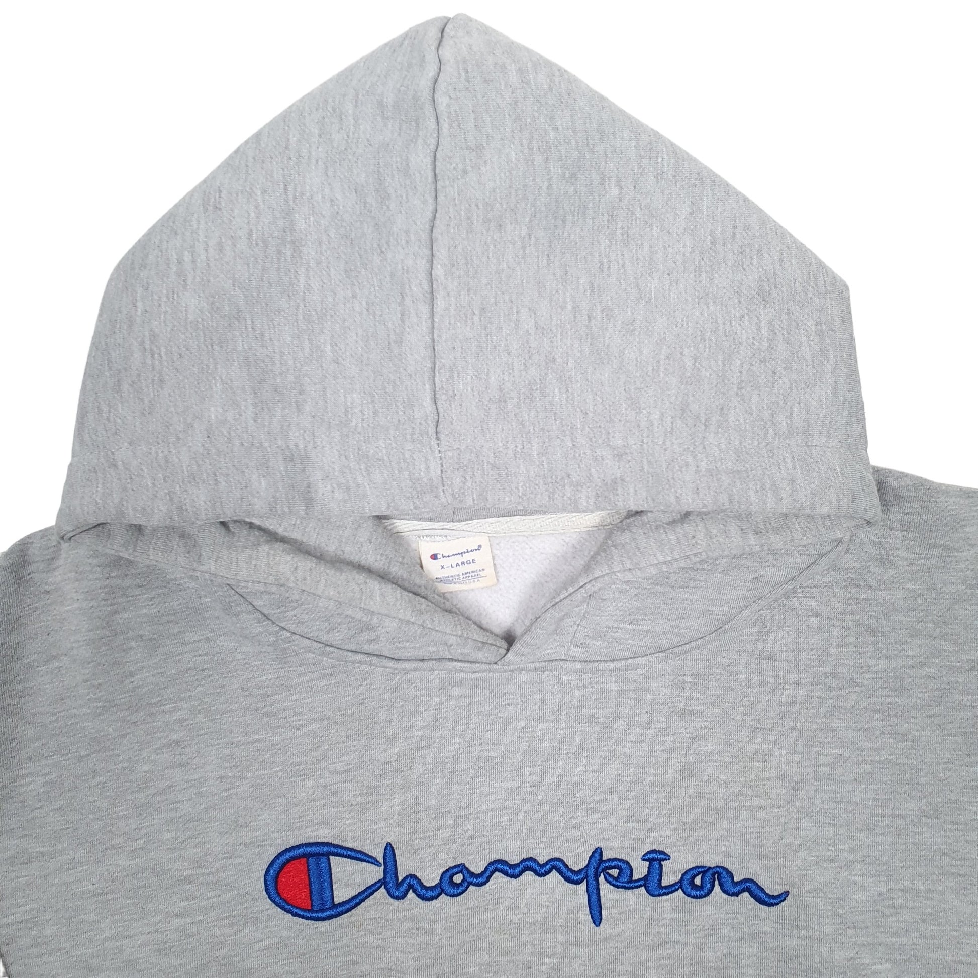 Womens Grey Champion  Hoodie Jumper