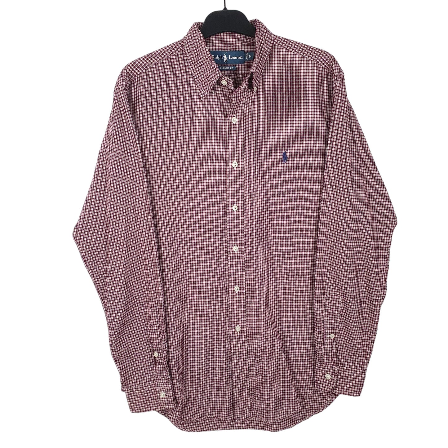 Mens Burgundy Ralph Lauren  Long Sleeve Shirt