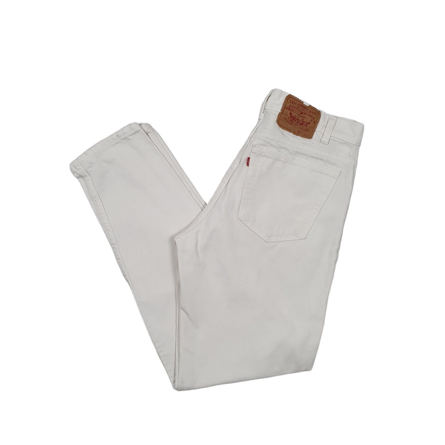 Levis 550 Relaxed Fit Vintage Jeans W30 L31 White