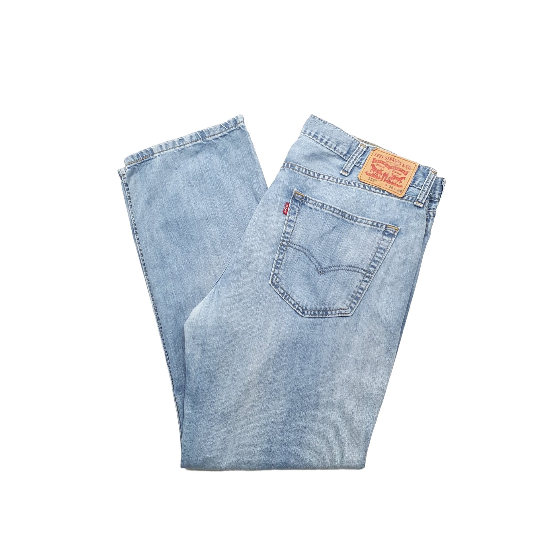 Levis 559 Relaxed Fit Jeans W38 L32 Beige