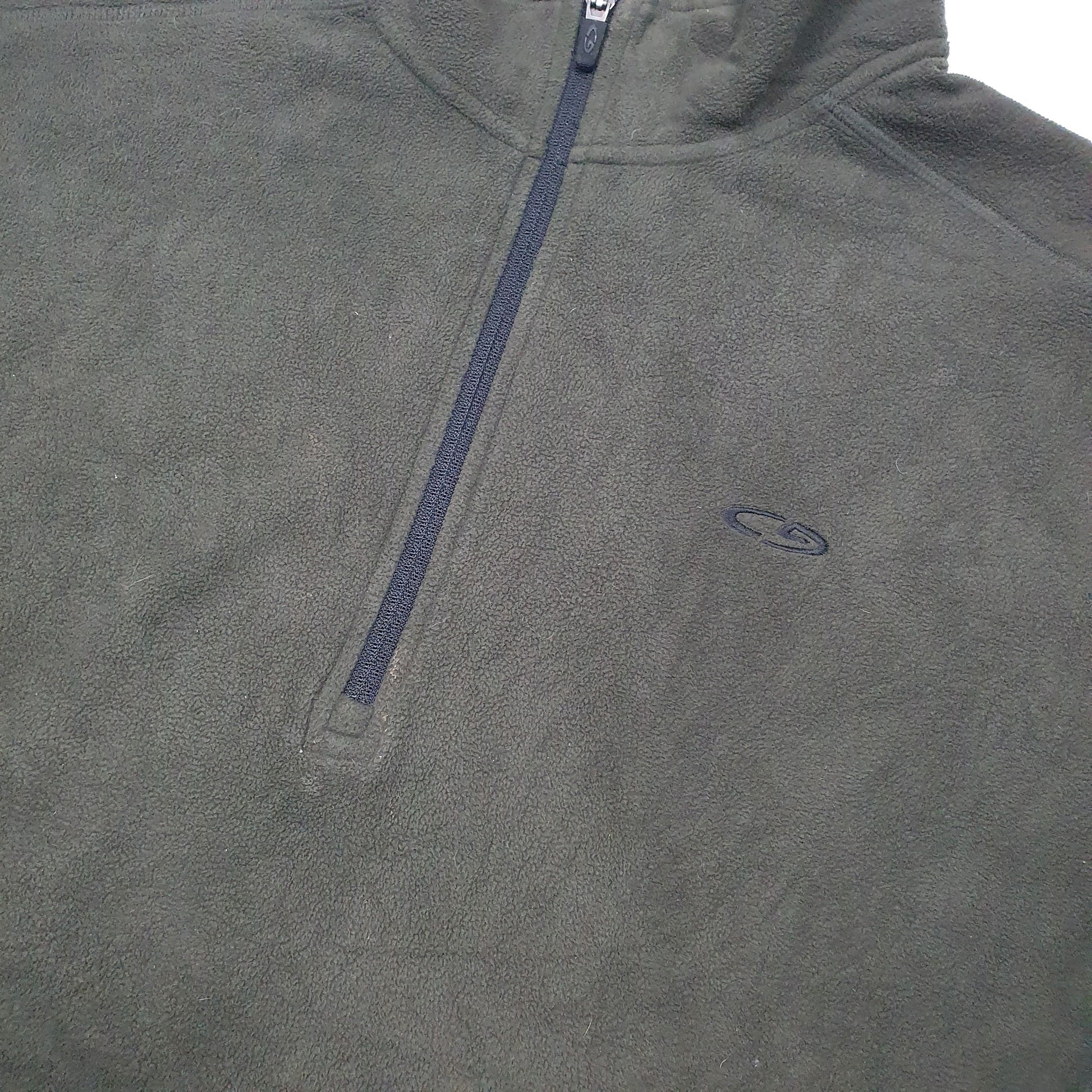 Champion Quarter Zip Fleece XL Green