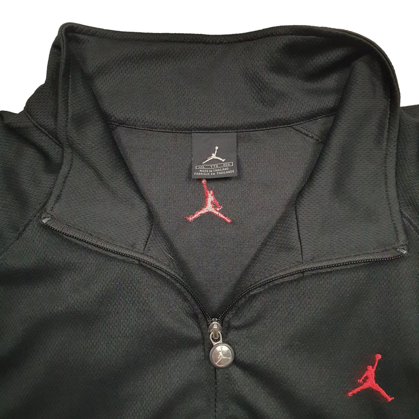 Mens Black Nike Jordan Jordan Jumpman 23 Chicago Bulls Basketball Full Zip Jumper