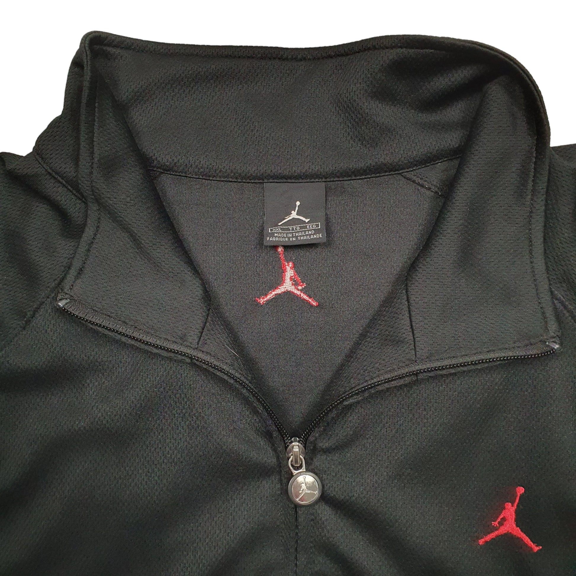 Mens Black Nike Jordan Jordan Jumpman 23 Chicago Bulls Basketball Full Zip Jumper