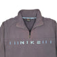 Mens Navy Nike Vintage Spellout Quarter Zip Jumper