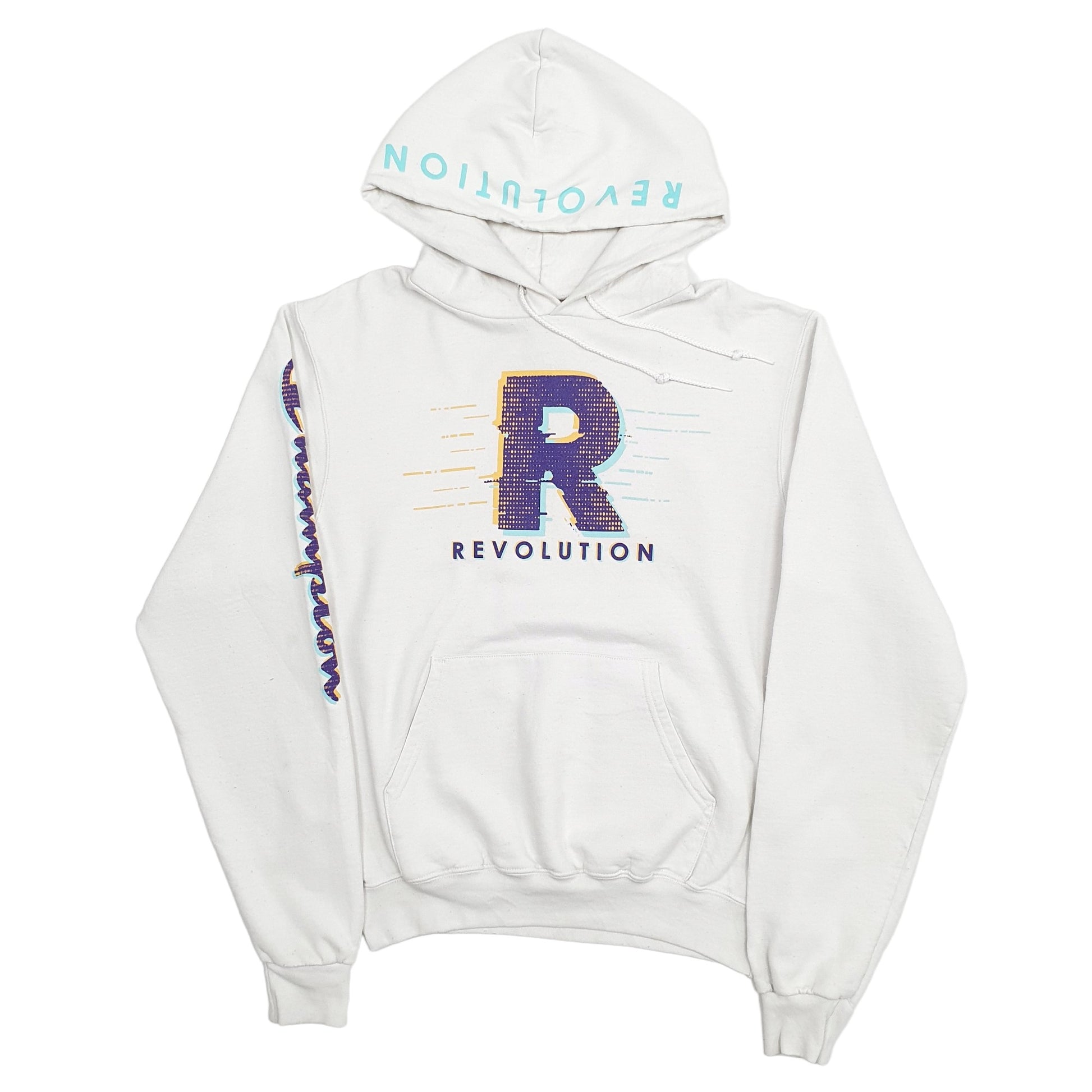 Mens White Champion Revolution Hoodie Jumper