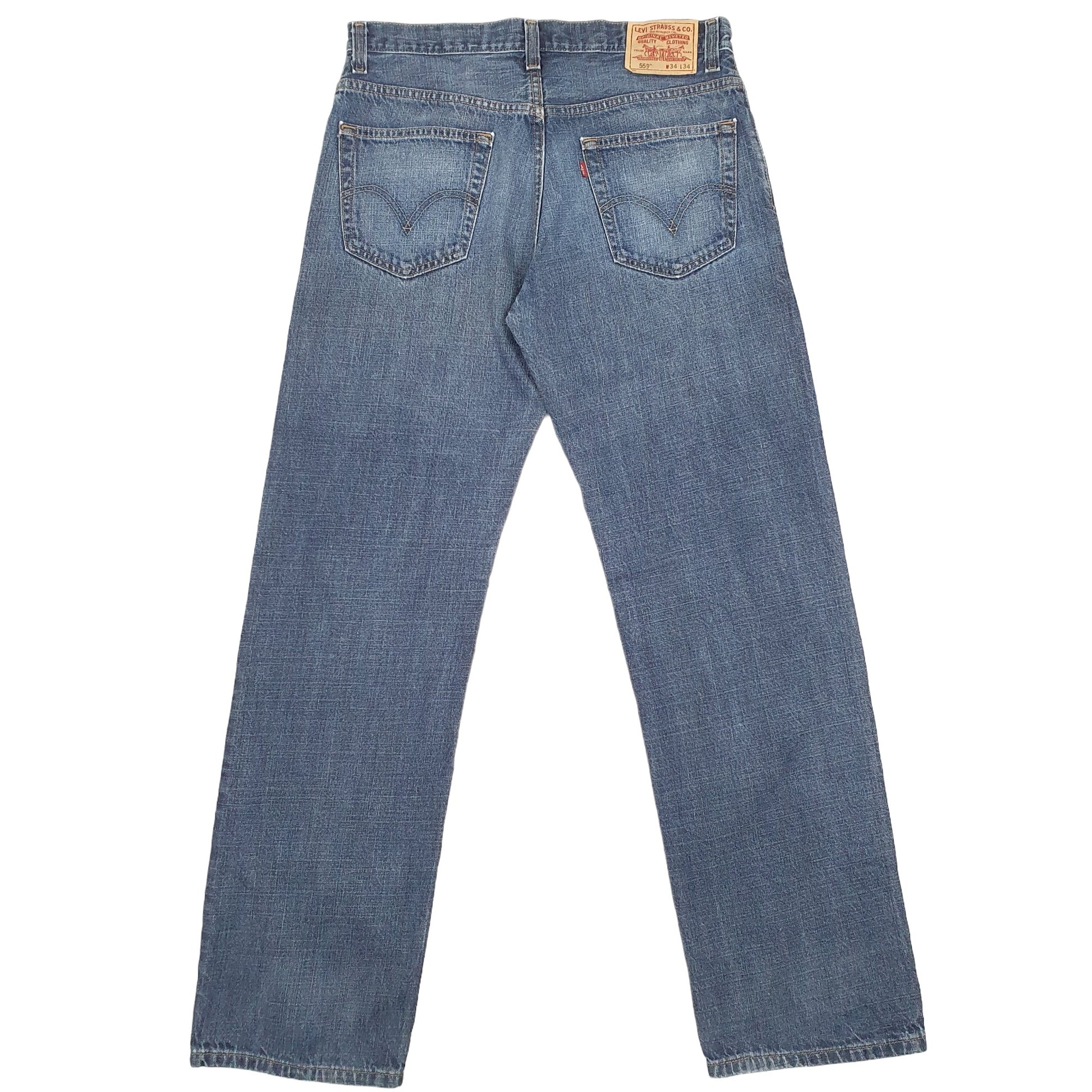 Levis 559 Relaxed Fit Jeans W34 L33 Blue