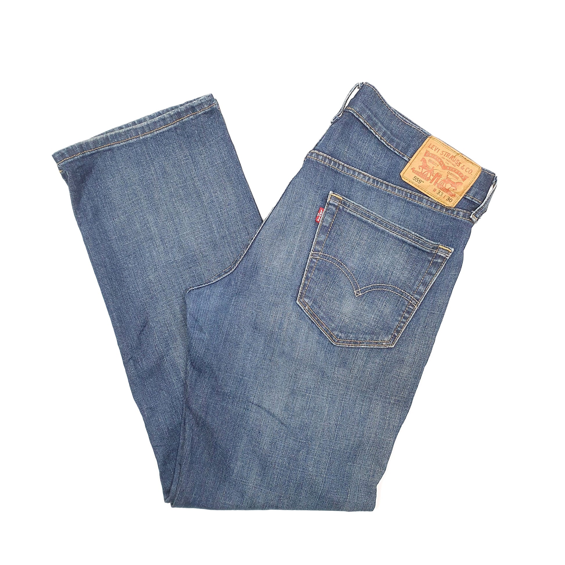 Levis 559 Relaxed Fit Jeans W33 L30 Blue