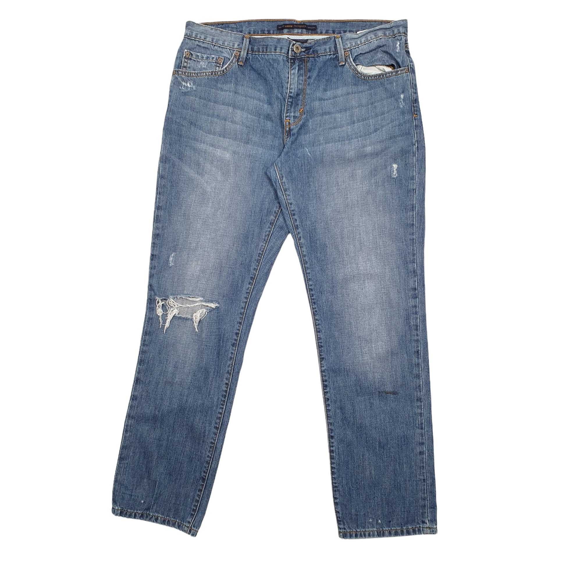 Levis Straight Regular Fit Jeans UK14/16 Blue